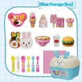 Pudding Feeding Toy Jelly Strawberry Pudding Storage Box Set Toy