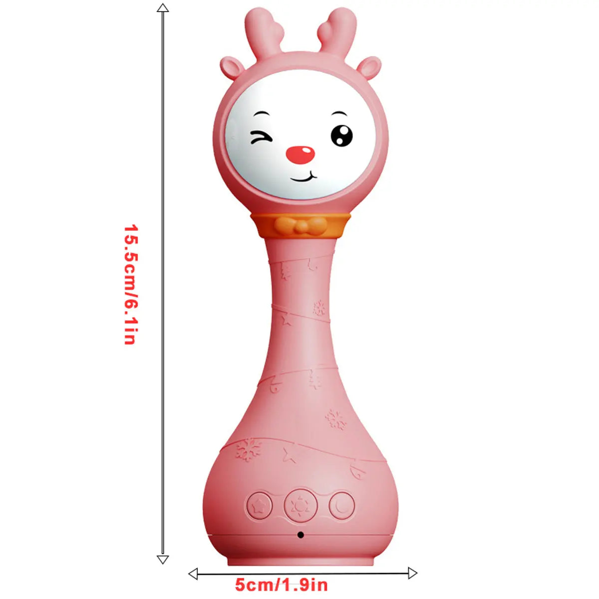 Baby Music Teether Rattle Toy for Child 0-24 Education Mobile Kids Bed Bell Newborn Stroller Crib Infant Pacifier Tear