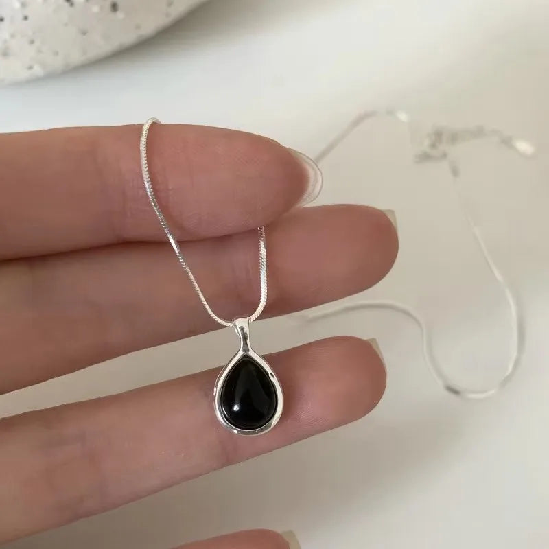 VENTFILLE 925 Sterling Silver Bead Geometry Necklace for Women Girl Korean Design Versatile Choker Jewelry Dropship Wholesale
