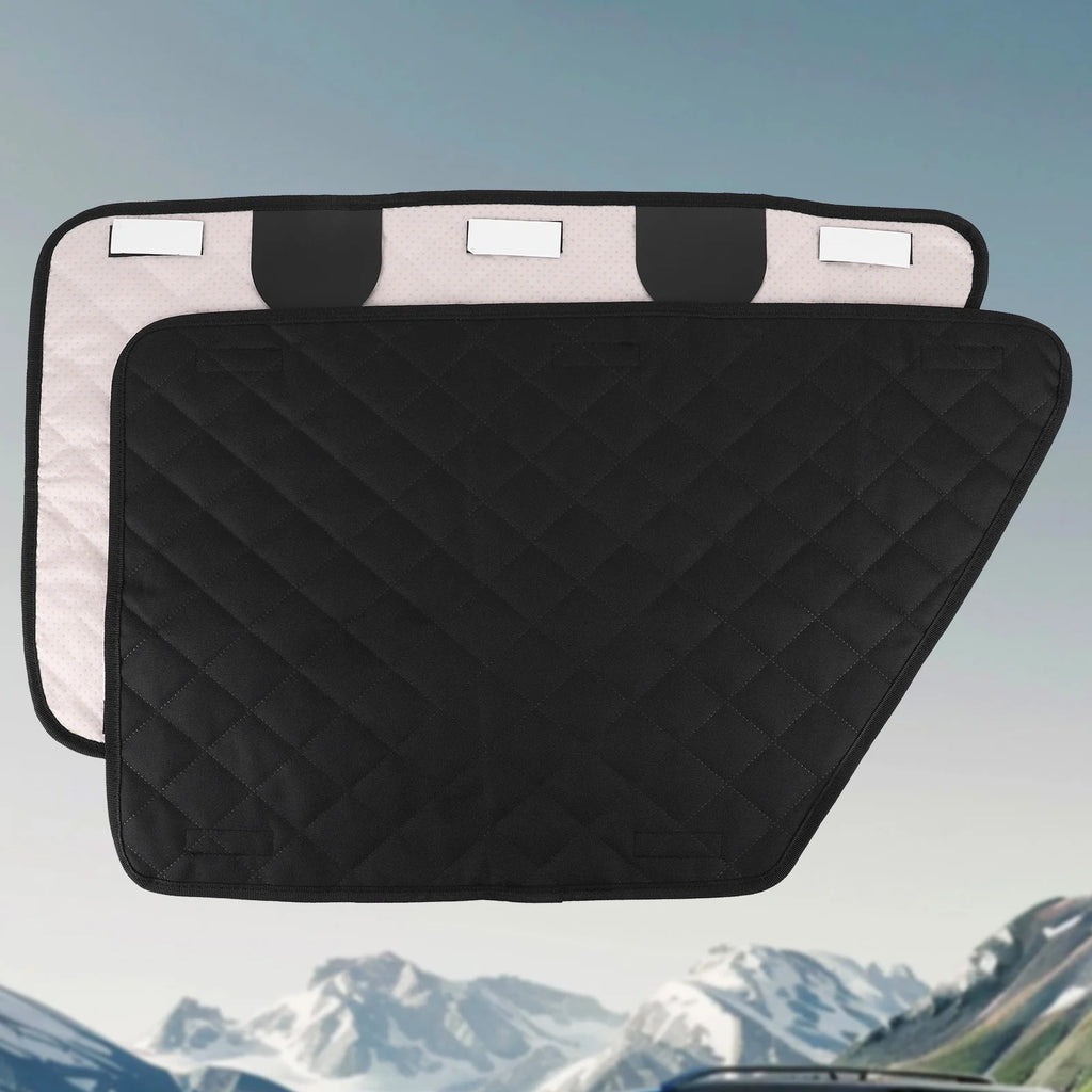 2Pcs Oxford Waterproof Car Door Protector Dog Vehicle Door Protector Washable Car Door Protect Mats for Car SUV Truck Dog Travel