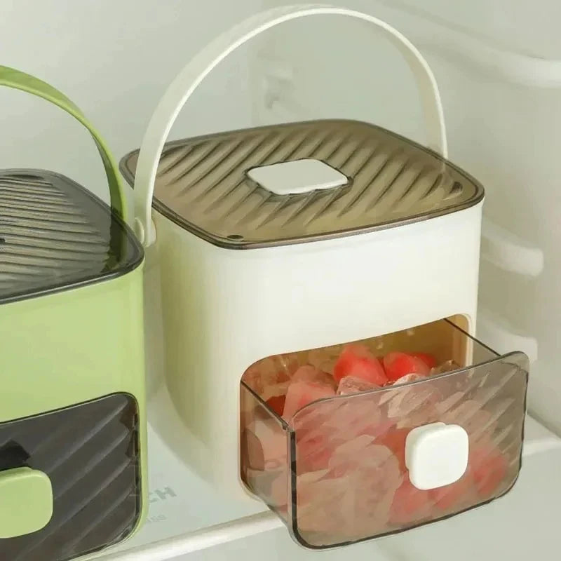 48 Grid Reusable Ice Cube Mold One-touch Easy Release Ice Maker Tray Refrigerator Homemade Ice Making Tool for Kitchen Use