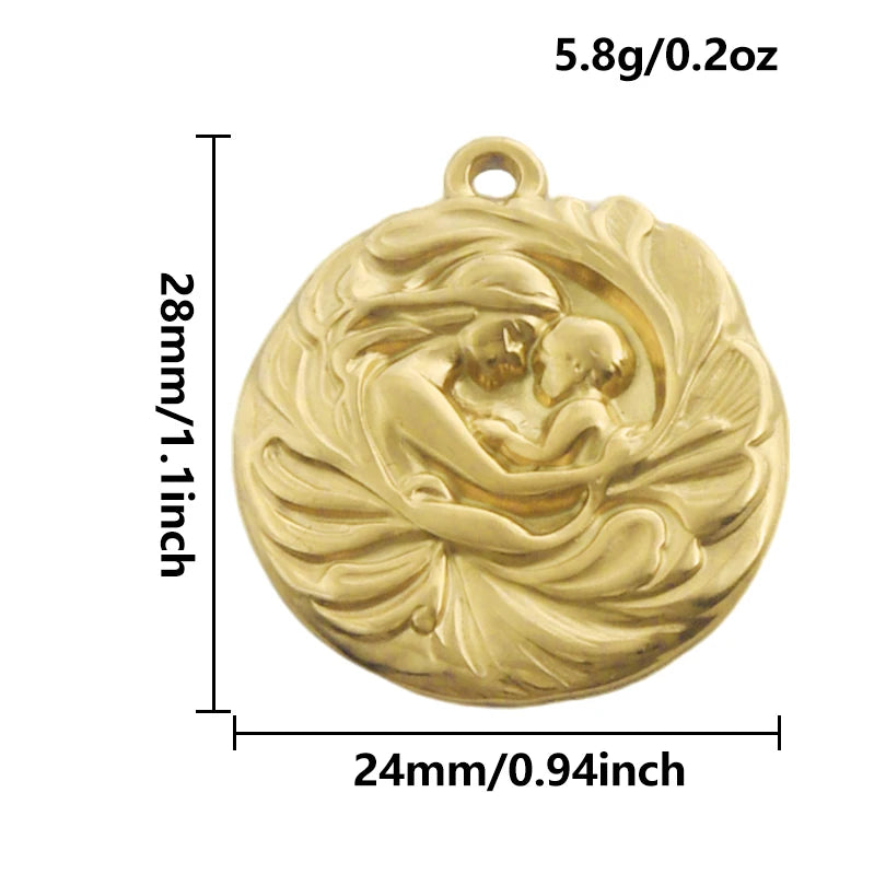 5pcs Stainless Steel Bee Spider Cicada Butterfly Dragonfly Flower Tree Grass Pendants Insects Charms Jewelry Making Accessories