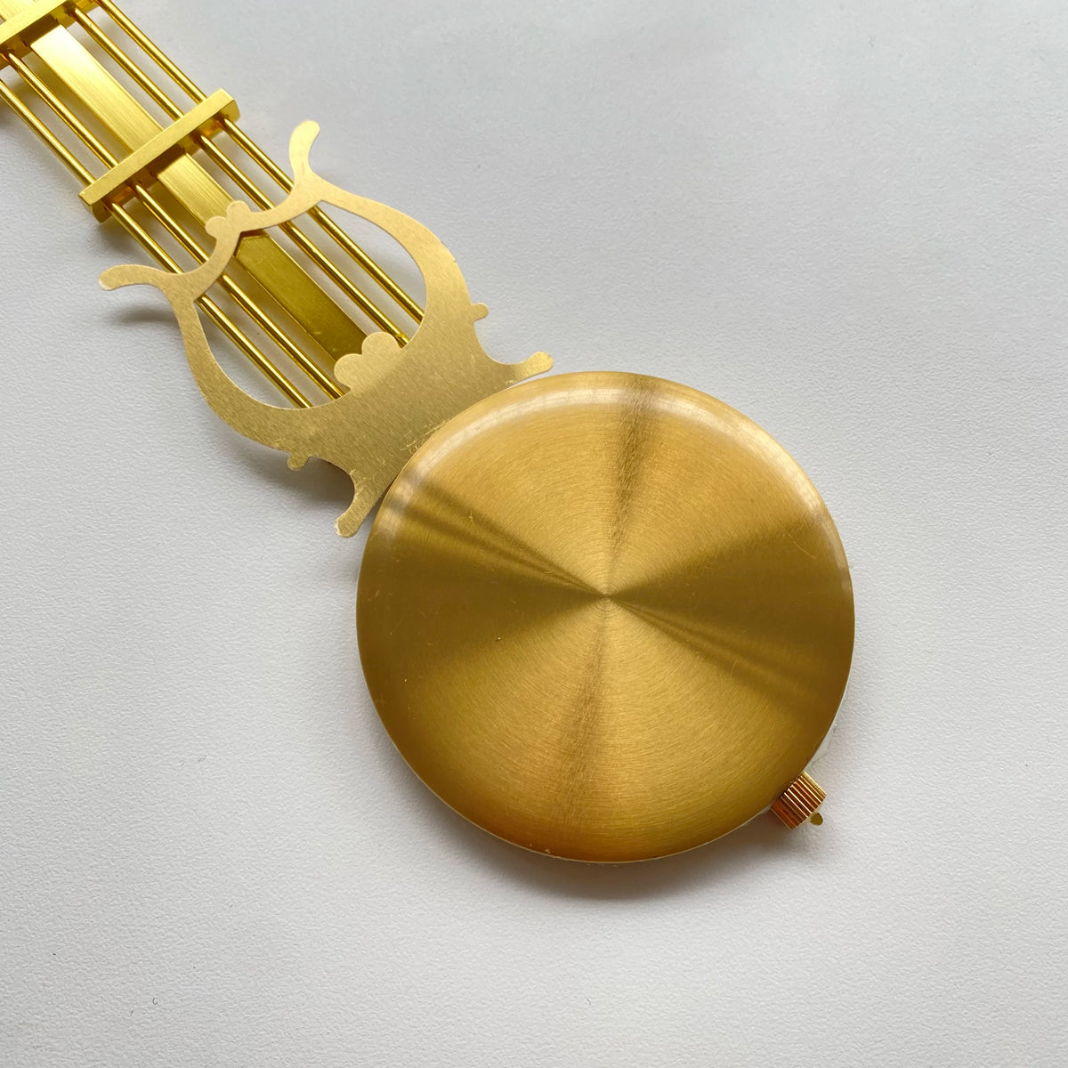 Quartz Clock Swing Metal Pendulum Bob Hammer Gold DIY Grandfather Wall Clock Repair Kits