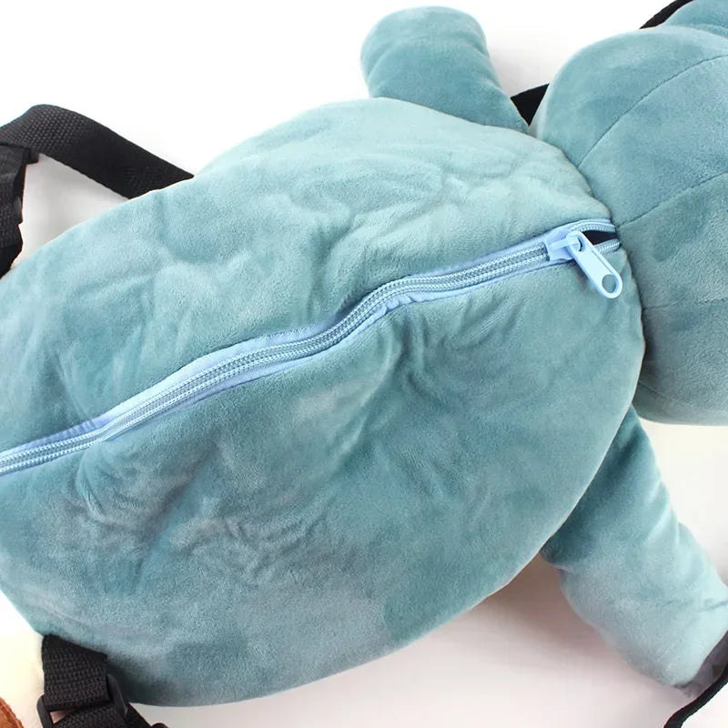 Pokemon Cartoon Snorlax Plush Backpack Kawaii Doll Plush Bag Cosplay Props Christmas Gifts Kids Schoolbag
