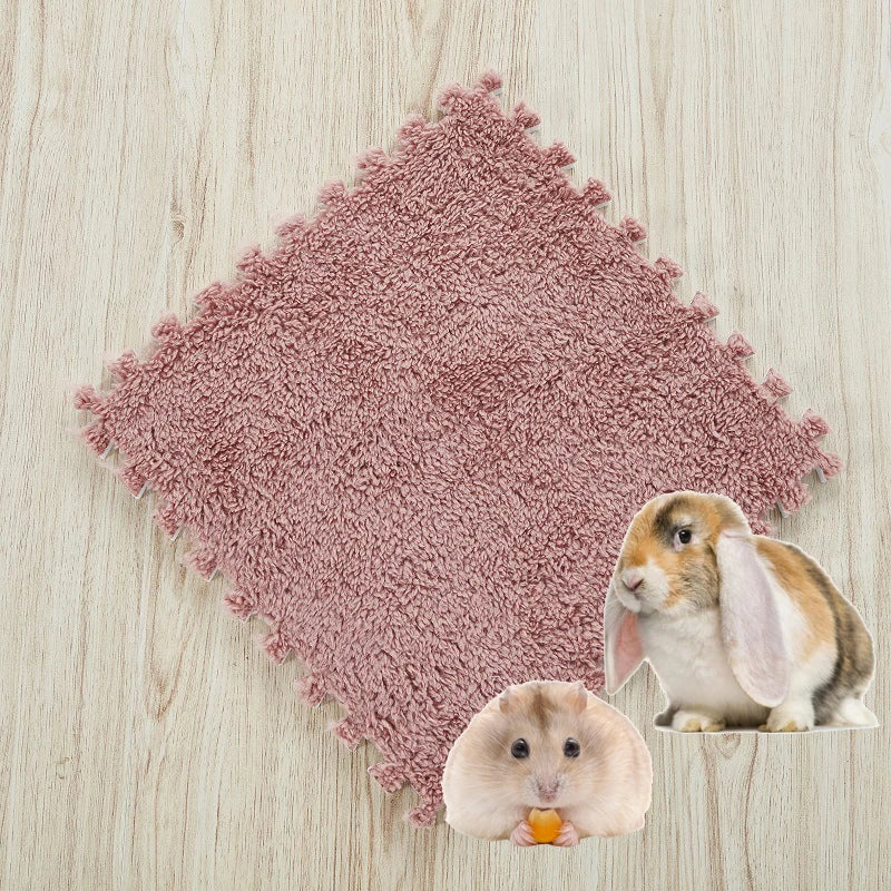 4-20Pcs Washable Guinea Pig Rabbit Cage Mat Waterproof Hamster Bedding Mat Cage Pee Pad Small Animal Rabbit Mouse Reusable Mat
