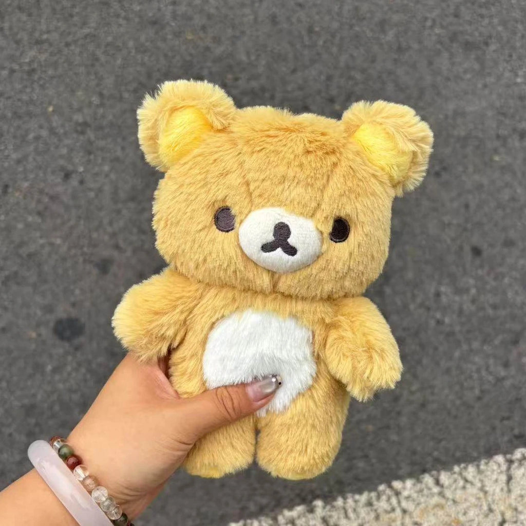 20cm Cute Rilakkuma Korilakkuma Plush Toy Japanese Style Brown White Bear Stuffed Animals Adorable Birthday Gift for Girl