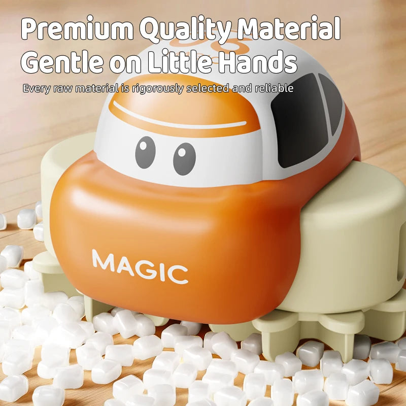 DIY Assemble Variable Track Toy Car, Educational Electric Mini Car with Crystal Mud Track, Magical Dream Changeable Track Toys