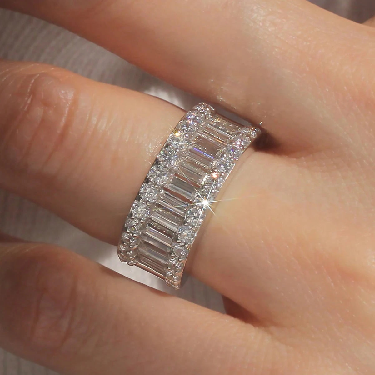 925 Sterling Silver Fashion Original Zircon Oval Ring for Women Gift Engagement Wedding Luxury High Quality Fine Jewelry