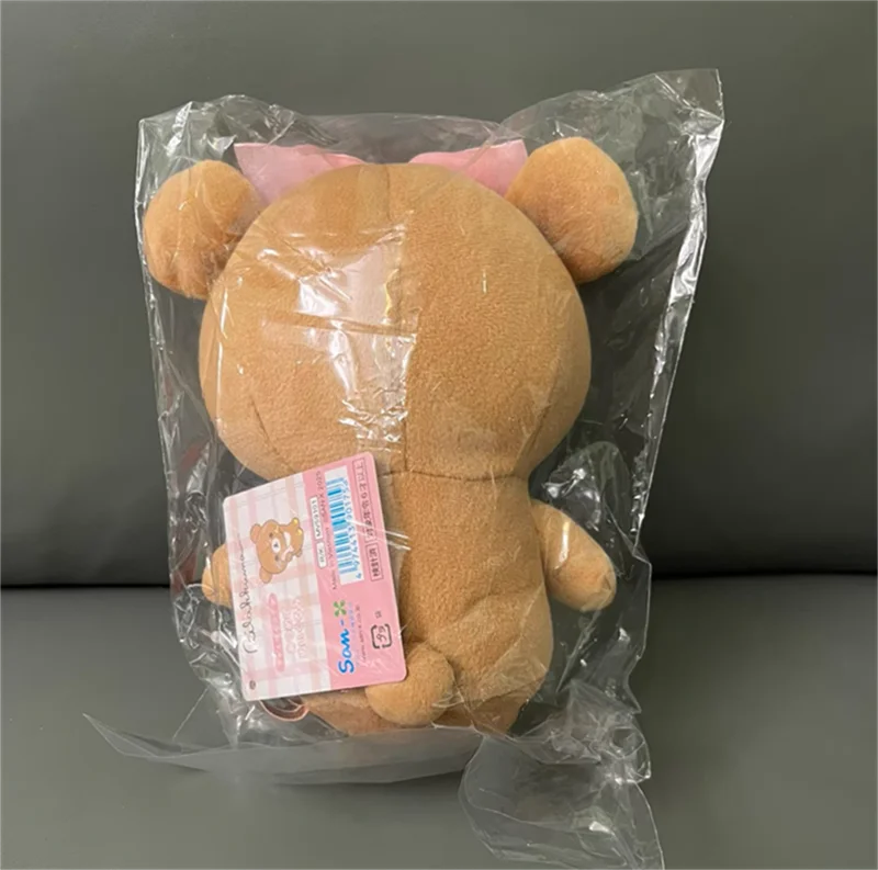 Rilakkuma Plush Toy Soft Doll Makeup Rilakkuma Ribbon Bow Korilakkuma Chairoikoguma Bear Kiiroitori Chick Stuffed Animals