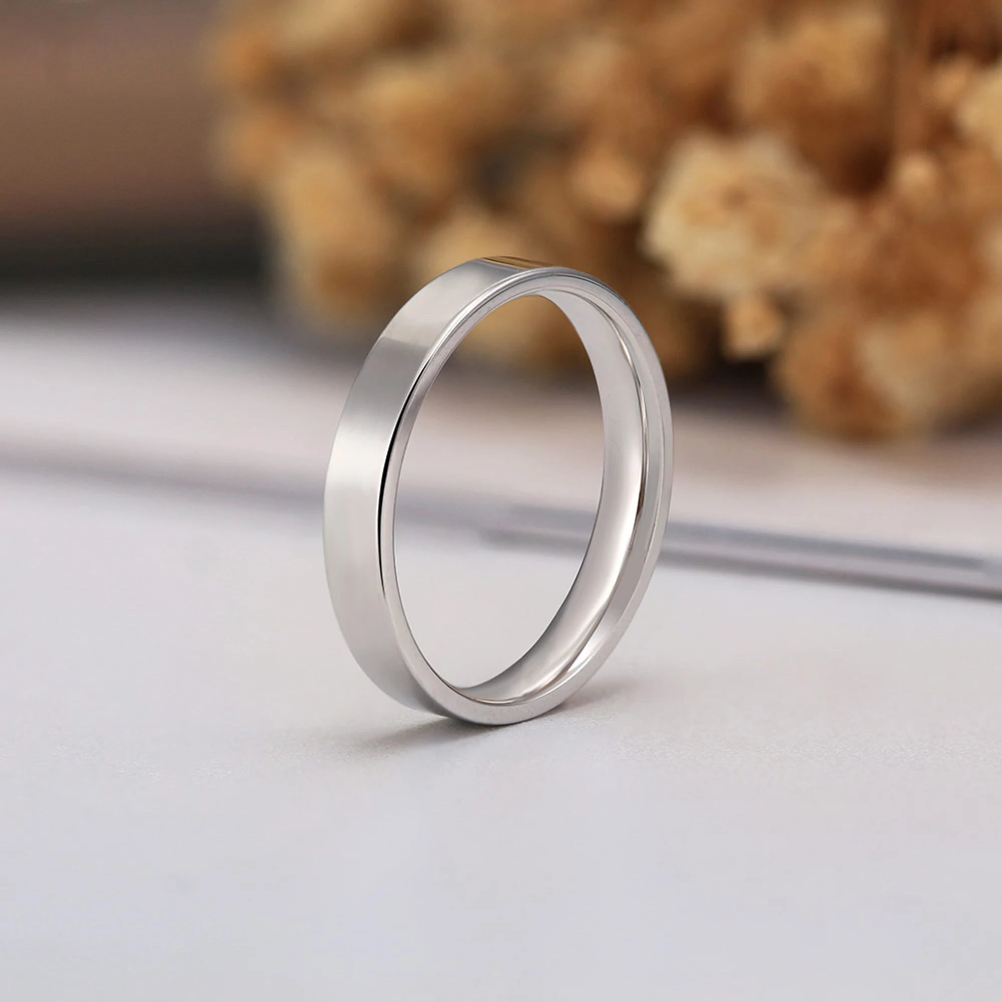 Effie Queen Fashion 925 Sterling Silver Ring Perfect Polished Simple Design Unisex Jewelry Propose Wedding Jewelry Gift APR33