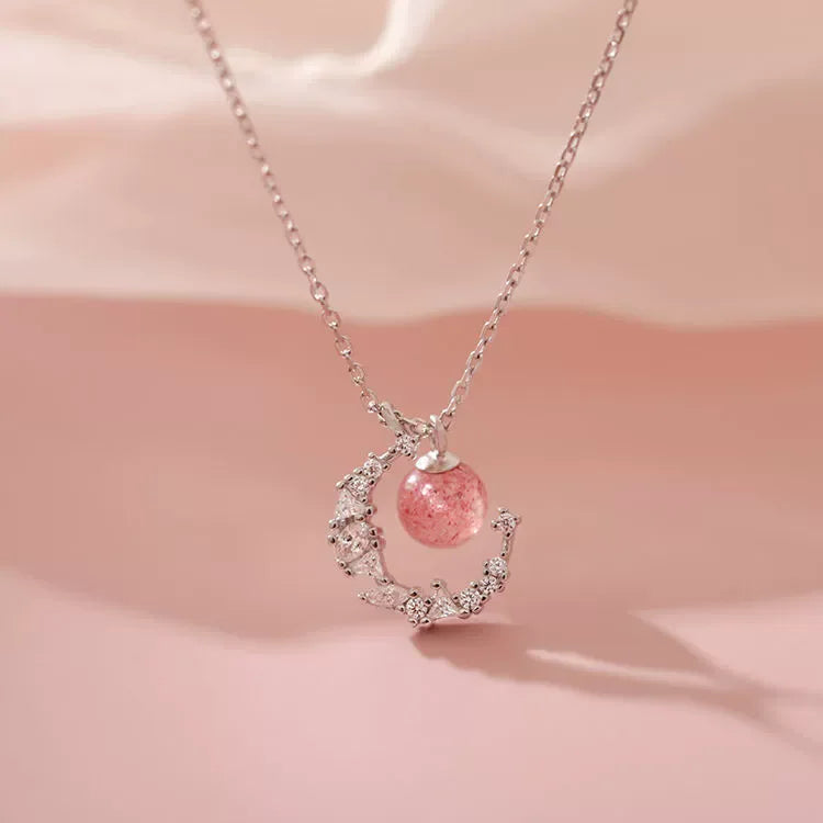 PANJBJ 925 Sterling Silver Onyx Necklace for Women Girl Concise Individuality Fashion Jewelry Birthday Gift Dropshipping
