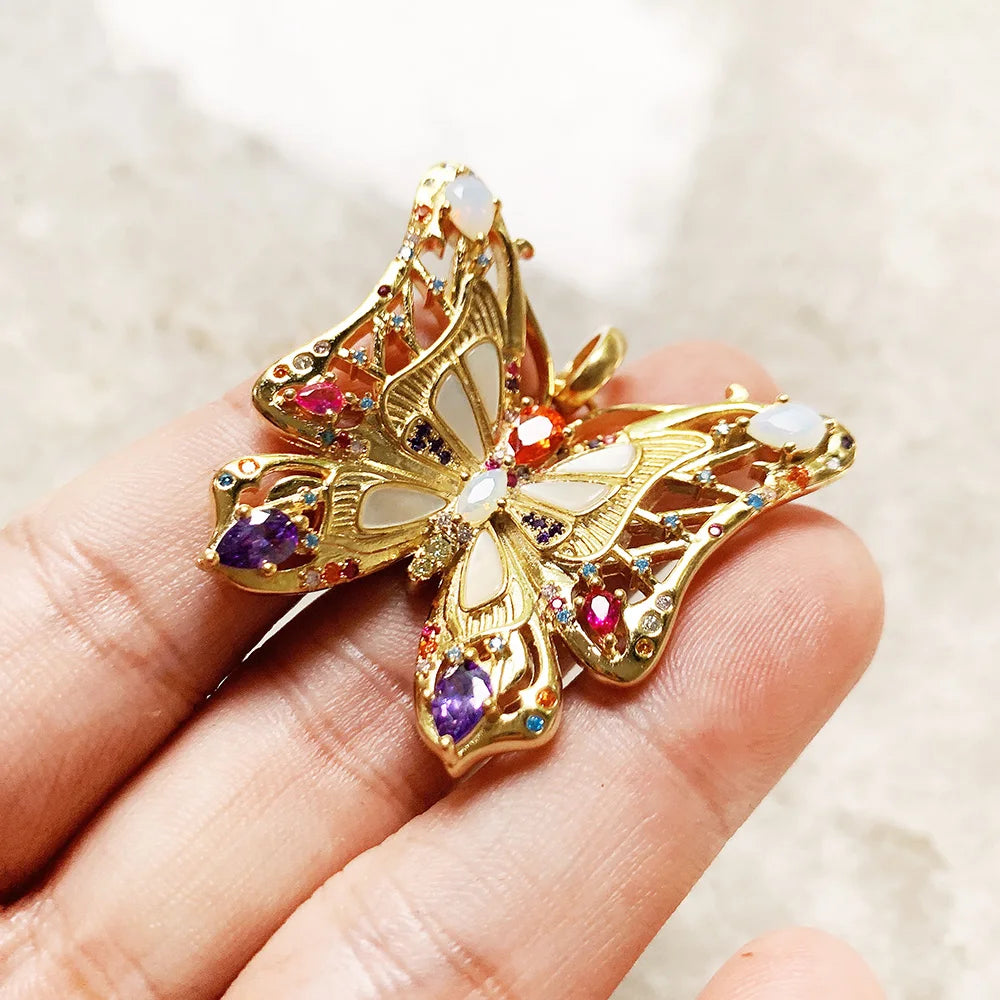 Pendant Pomegranate Tree Flower Bird Butterfly Dragonfly Cat Koala Brand New Jewelry Europe 925 Sterling Silver Gift For Woman