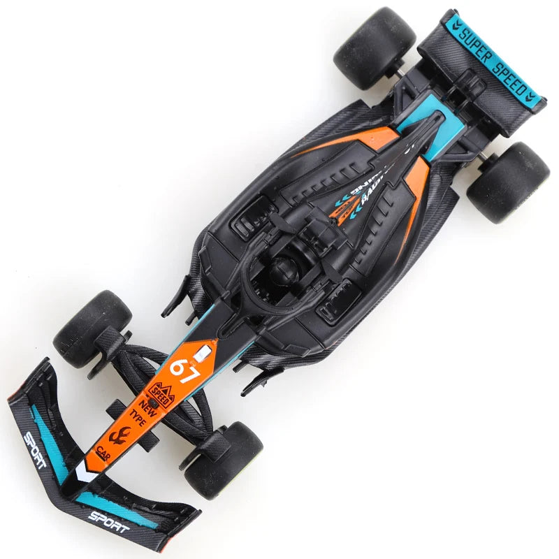 (bagged)1:43 Formula DIECAST Alloy Model Car, Simulated Metal vehicle, children's racing cars, boy's toy model, car ornaments