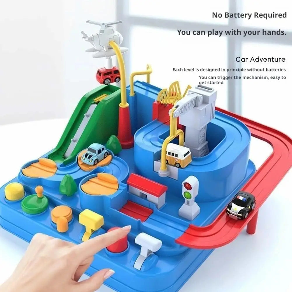 Racing Rail Car Model Train Track Adventure Game Animals Space Rocket Toys Children Educational Brain Educational Toys