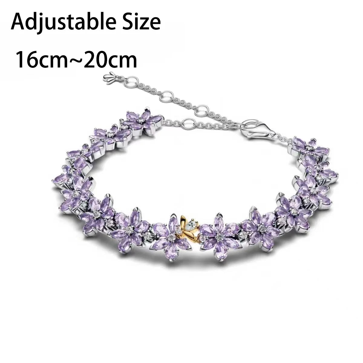 Hot Sales 925 Sterling Silver Pink Flower heart Ear Stud Ring Pendant Bead fit DIY Women's Bracelets Necklaces Jewelry Gifts