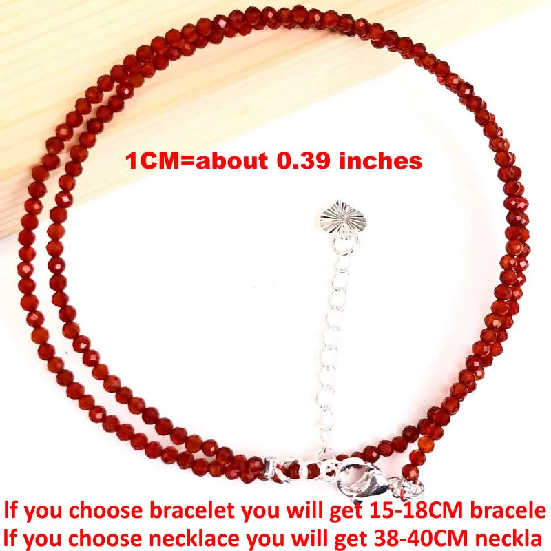 Fashion Women Bracelet necklace 2-3mm mini Cut angle beads tourmaline agate zircon natural pearl crystal Beaded Jewelry gift