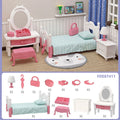 1/12 Dollhouse Furniture Living Bedroom Kitchen Bathroom Set Forest Animal Family Miniature Simulation Doll Accessories DIY Toy