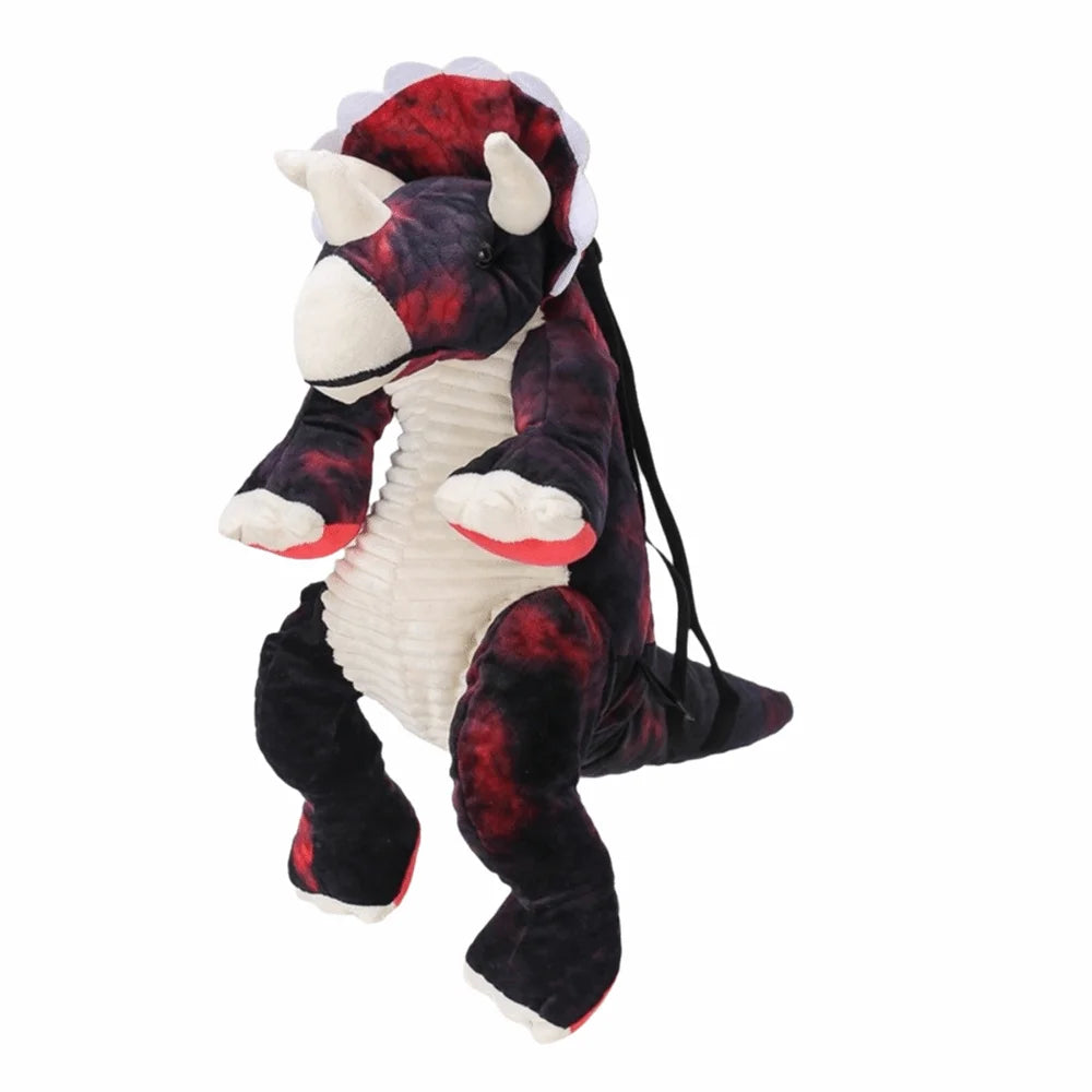 Creative Cartoon Dinosaur Backpack Simulation Dinosaur Large Capacity Plush Dinosaur Doll Adjustable Straps 40cm