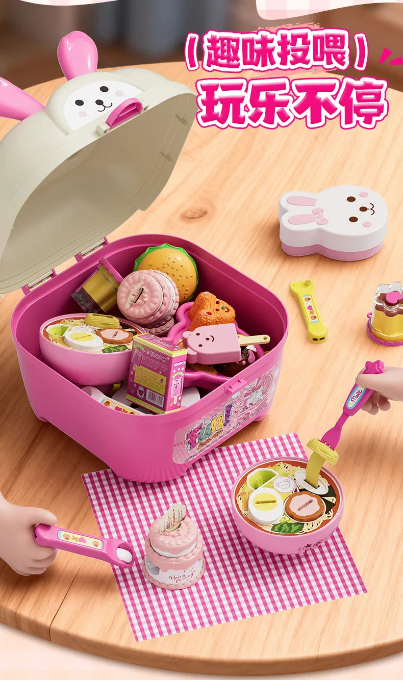 NEW Food Feeding Pudding Feeding Toy, Role Play Early Education Children's Play Kitchen Toys, Fun and Stress Relieving,Girl Gift