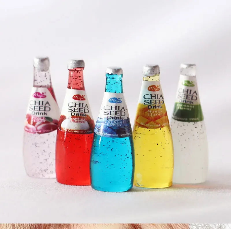 Miniature Mini Ice Cream Beer Can Foods Snack Drinks Model For Blyth Ob11 Dolls Accessories Kids Pretend Play Supermarket Toys