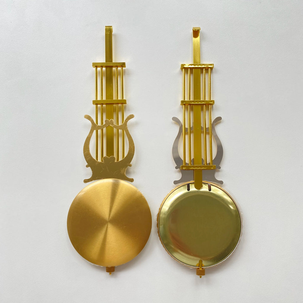 Quartz Clock Swing Metal Pendulum Bob Hammer Gold DIY Grandfather Wall Clock Repair Kits