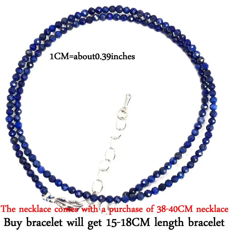 2024 New Boho 2mm Natural Stone Crystal quartz Necklace Bracelet Small Chain Ladies Fashion Accessories Charm Jewelry Accessorie
