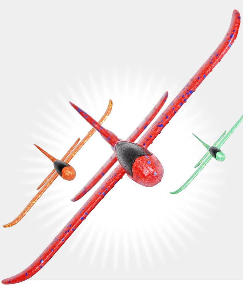 48cm Large Foam Plane Glider Hand Throw Airplane Inertial EPP Bubble Planes Outdoor Launch Kids Toys for Children Boys Gift