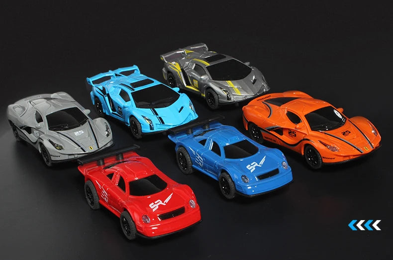 Electric Slot Track Set,1:43 Scale Dual Control Racing Car Toy, Large Double Player Racing Track Vehicle Gift for Boys Ages 8-10