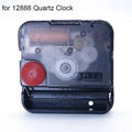 Silent Sun Quartz Clock Movement 12888 DIY Wall Clock Young Town Quartz Clockwork Sweep Seconds Central Movement Quartz Parts