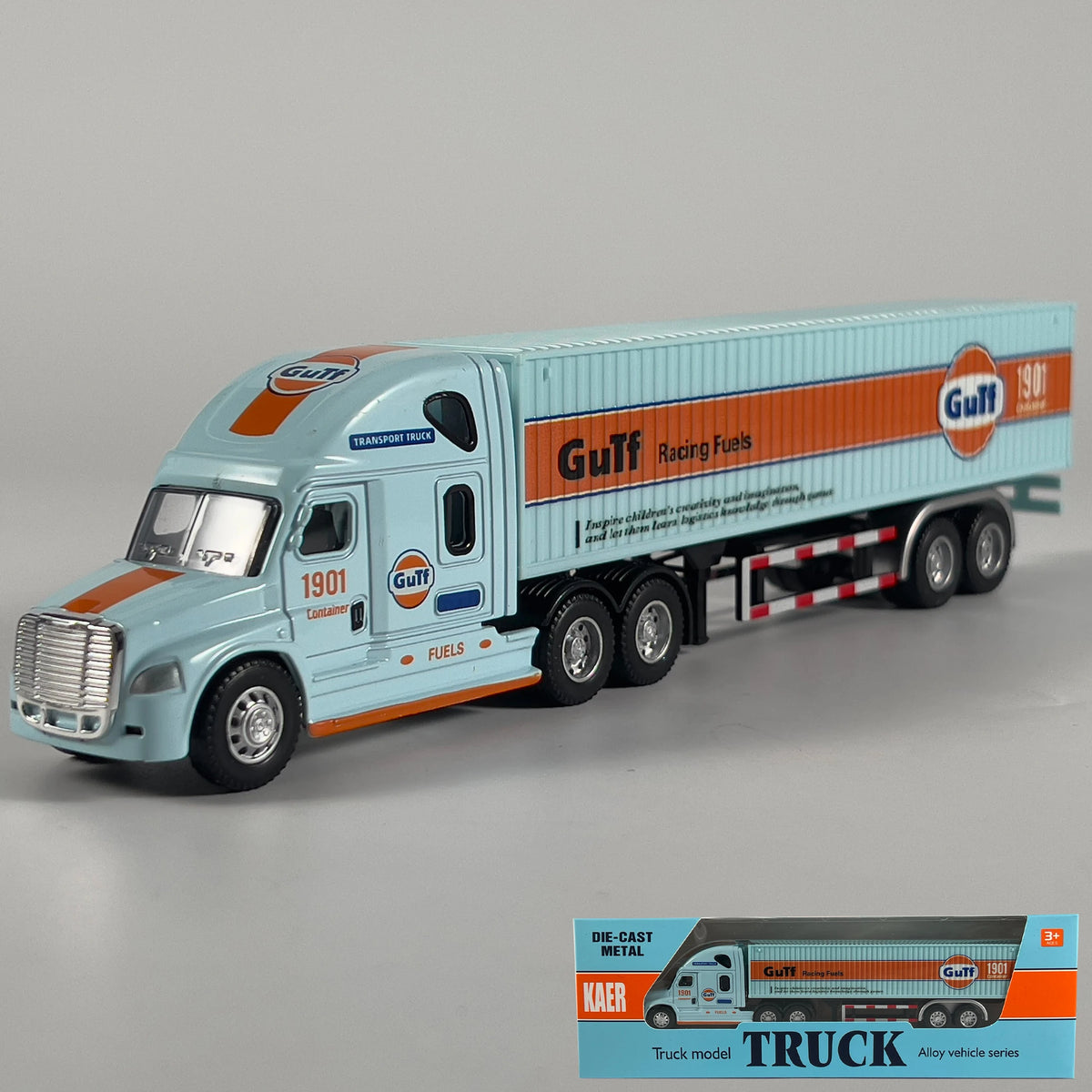 1:64 Scania Container Truck American Container Truck Alloy Diecast Model Car Home Decoration Ornaments Collections Hobby Holiday