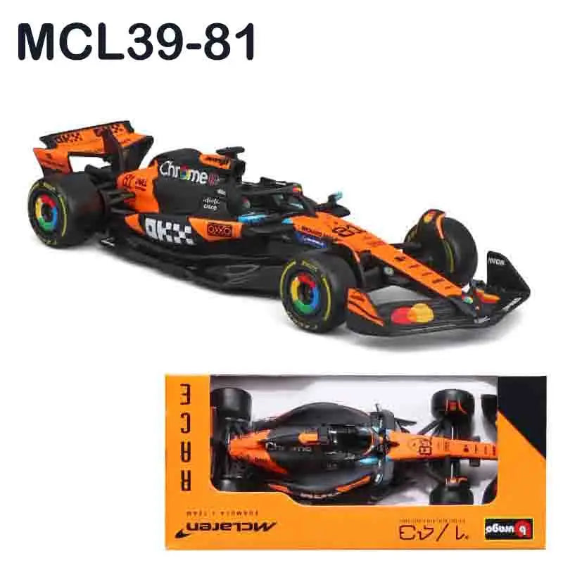 Bburago 1:43 McLaren F1 MCL38 2024 Miami GP Formula 1 Alloy Diecast Model Car #4 Lando Norris #81 Oscar Piastr Toy Gift