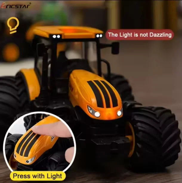 1/24 Tractor Inertia Car Farm Tractor Truck Transport Forklift Model Baby Car Boy Toy Engineering Car Childrens Educational Toys