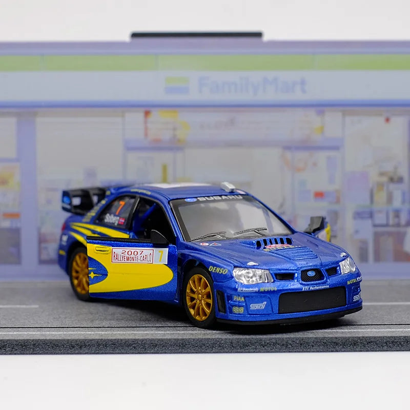 Kinsmart Subaru Impreza WRC 2007 Alloy Diecast Car Model 1/36 Toy With Pull Back Male Gift Toy Collection