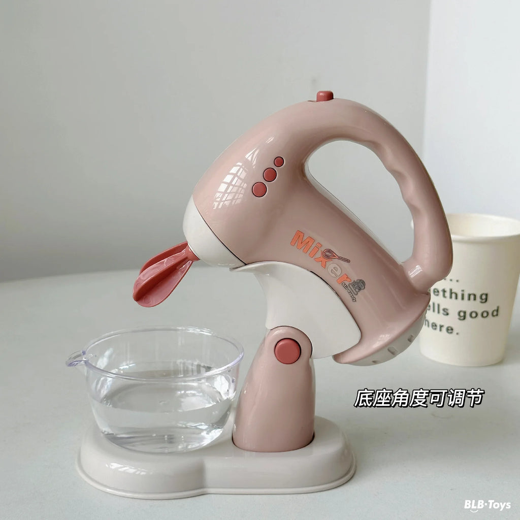 Kids Simulation Kitchen Appliances Sets Toy Mini Blender Coffee Maker Washing Machine Pretend Play Creative Electric Game Gift