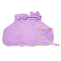 1Pc Dog Bathrobe Super Absorbent Pet Towel Bathrobe Bath Towels Quick-Drying Cat Dog Bath Towel Bath Supplies Dog Towel