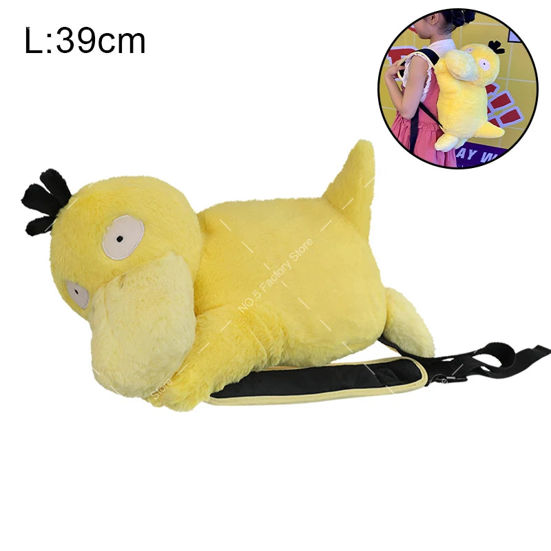 Eevee Mimikyu Charizard Gengar Plush Backpack Funny Cartoon Large-Capacity Student Backpack Kindergarten Bag Child Gift