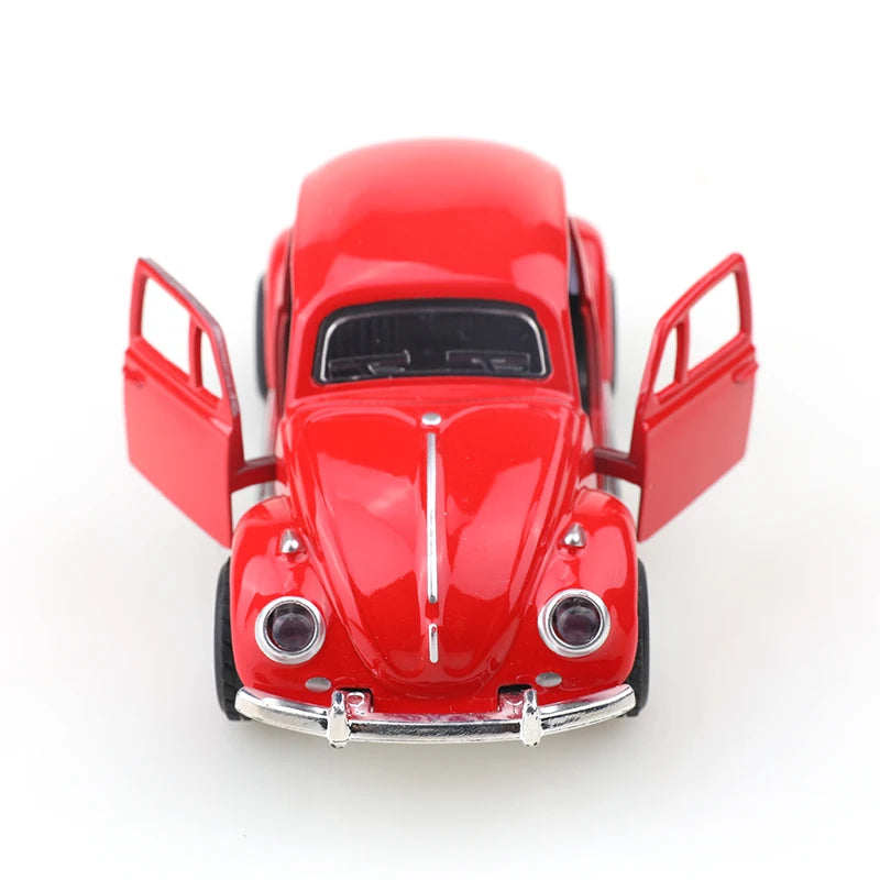 (bagged)1:38 Classical Cute Beettle, Alloy Model Car, Simulated vehicle, children's alloy car, boy's toy model, car ornaments