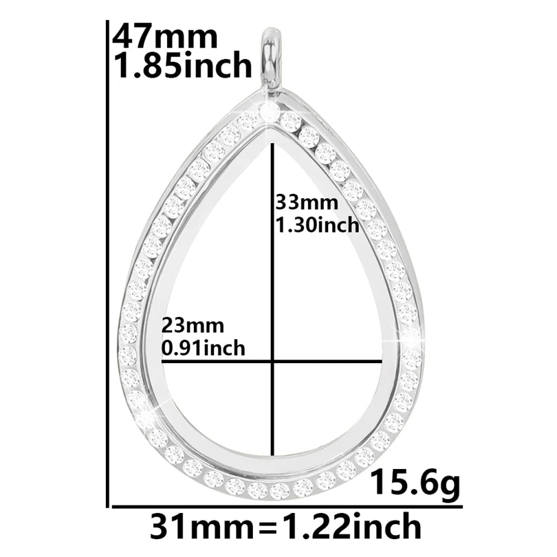 10Pcs/Lot Openable Round Living Reliquary Picture Locket Pendant Glass Floating Cremation Urn Medaillon Colgantes Jewelry Making