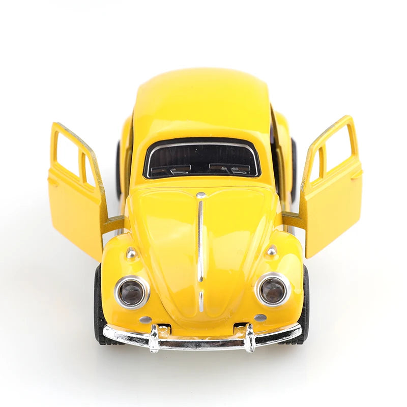 (bagged)1:38 Classical Cute Beettle, Alloy Model Car, Simulated vehicle, children's alloy car, boy's toy model, car ornaments
