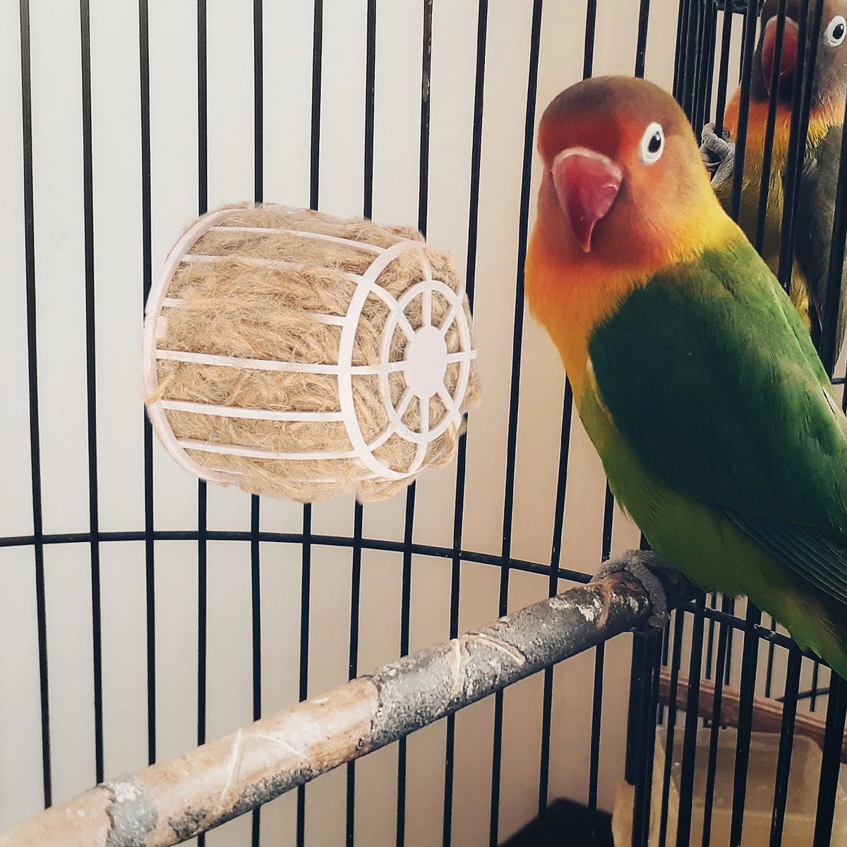 Nesting Material Pack Bird Accessories Easy Setup For Cages Mixed Hemp Silk Natural Nesting Options Reduces Nesting Waste