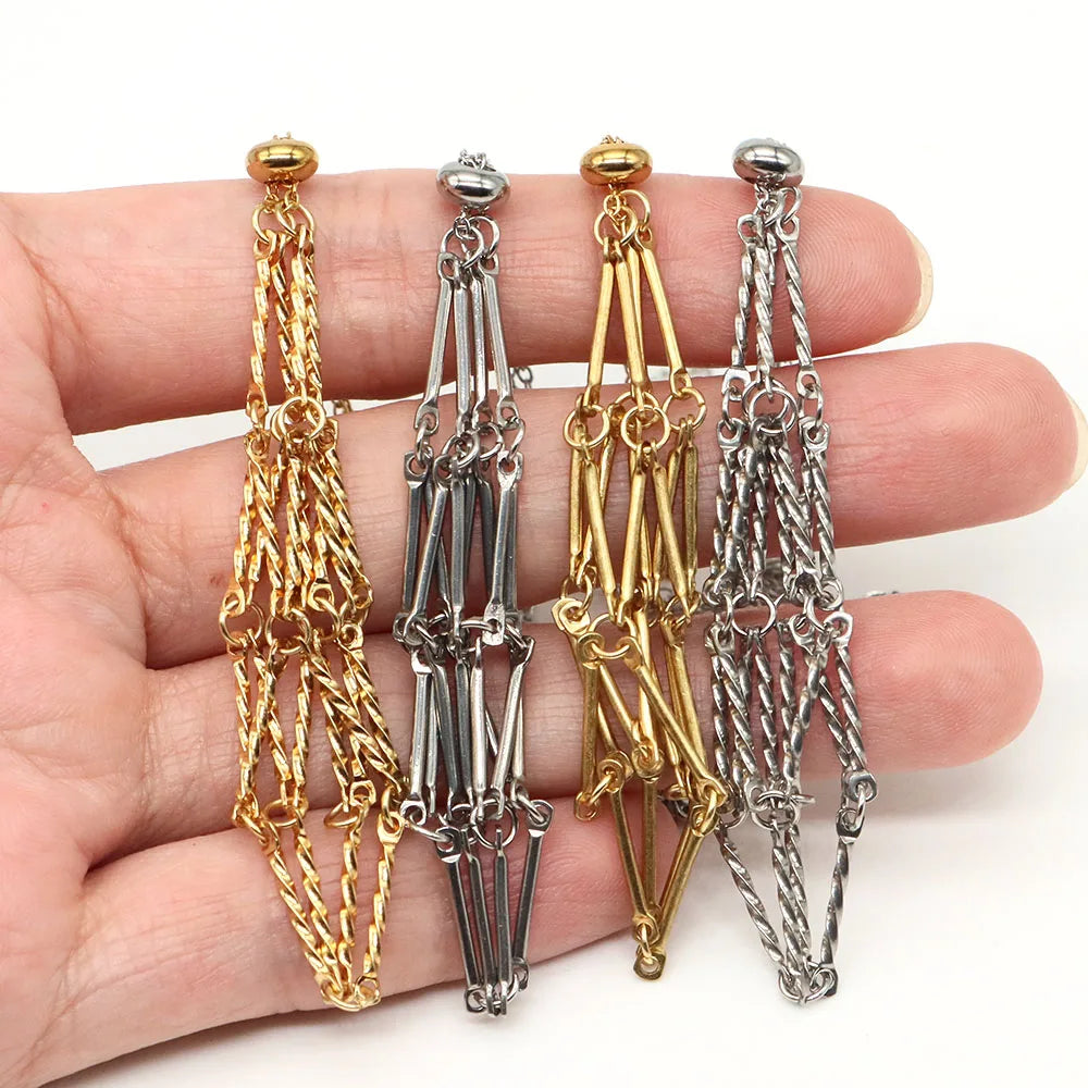 Crystal Cage Necklace Empty Stone Holder Wax Rope Stainless Steel Chain Adjustable Pendant Net Bag Natural Gem Jewelry Accessory