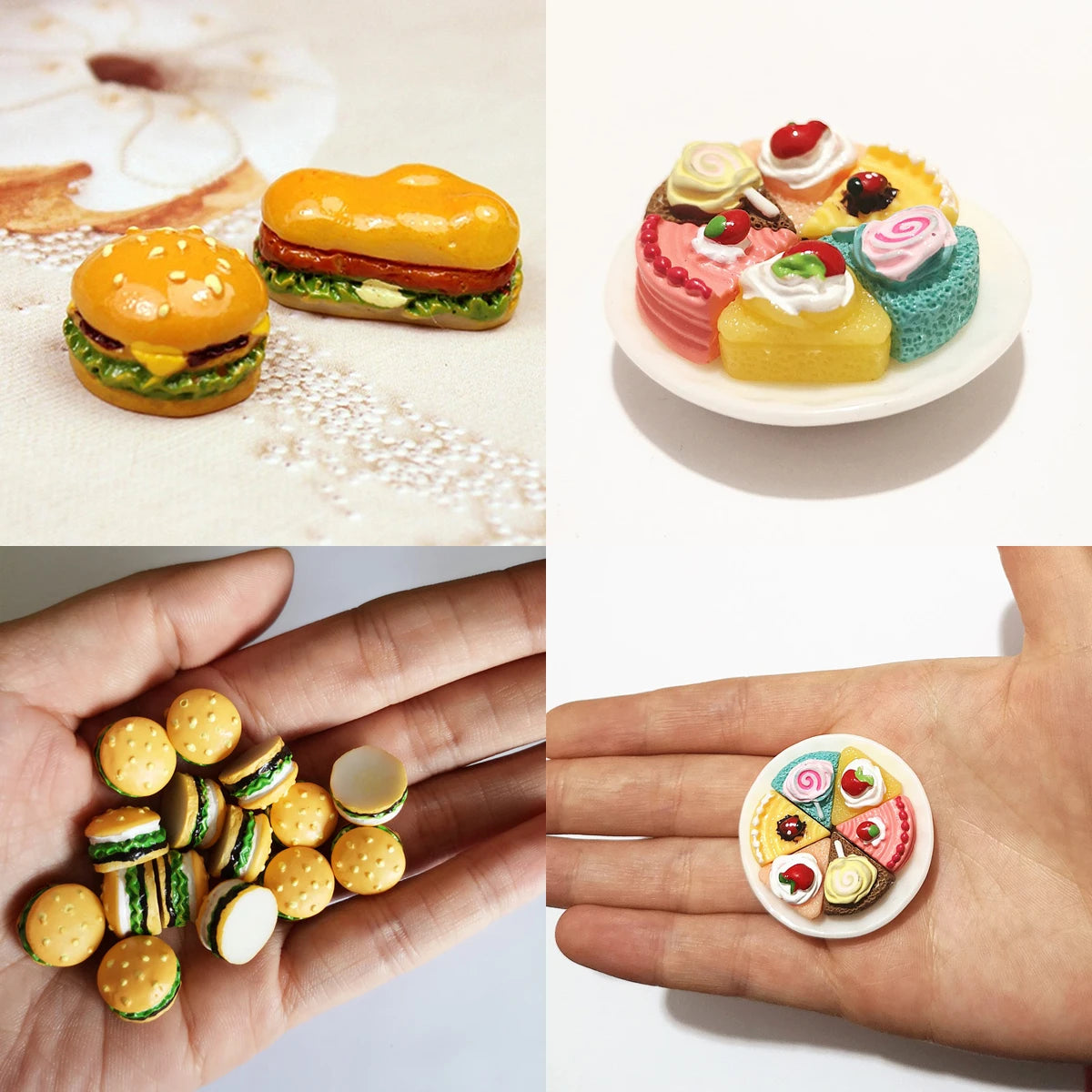 Miniature Food Drink Bottles Pretend Play Kitchen Game Party Toys