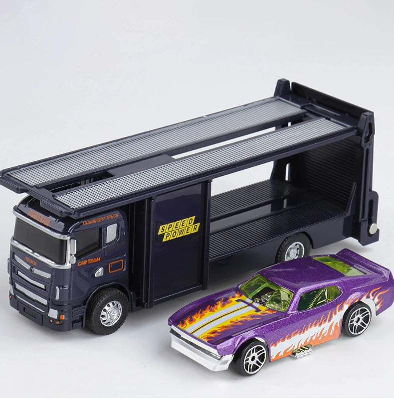 1:64 Scania Container Truck American Container Truck Alloy Diecast Model Car Home Decoration Ornaments Collections Hobby Holiday