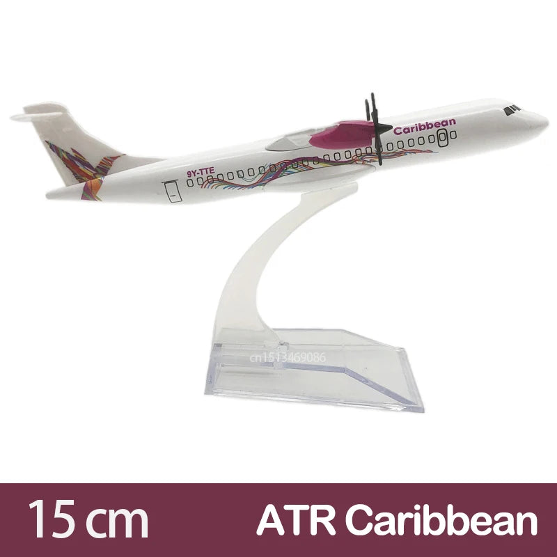 15CM 6inch Diecast Alloy ATR72 Firefly Avianca Airlines Concorde France Airways For Collection Friend Gift