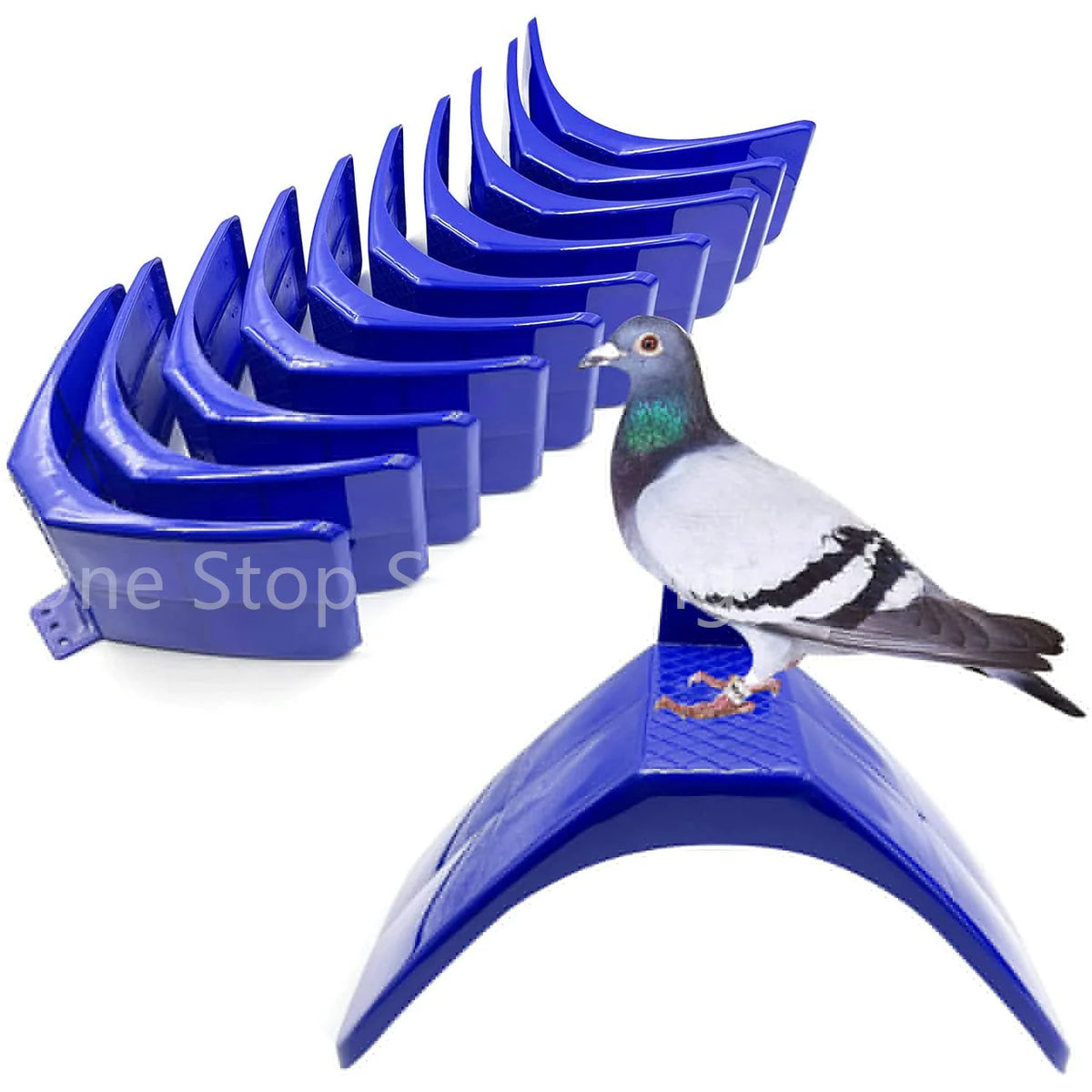 5/10/20PCS Plastic Pigeon Perch Dove Rest Stand Frame Pigeon Perches Roost for Bird Supplies Blue Pigeon Parrots House Dwelling