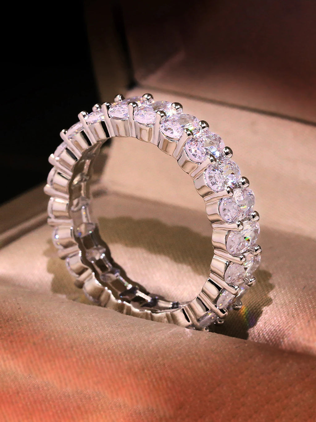 925 Sterling Silver Fashion Original Zircon Oval Ring for Women Gift Engagement Wedding Luxury High Quality Fine Jewelry