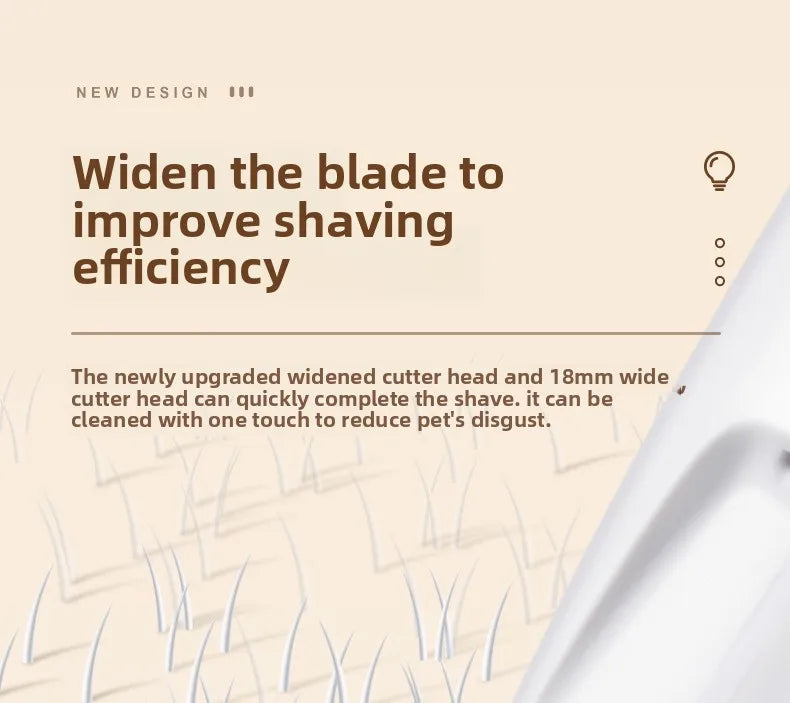 Pet Grooming Clippers Dog Cat LED Light Waterproof Electric Trimmer for Paws Feet Hair Cutting Dog Hair Dog Trimmer Pet Grooming