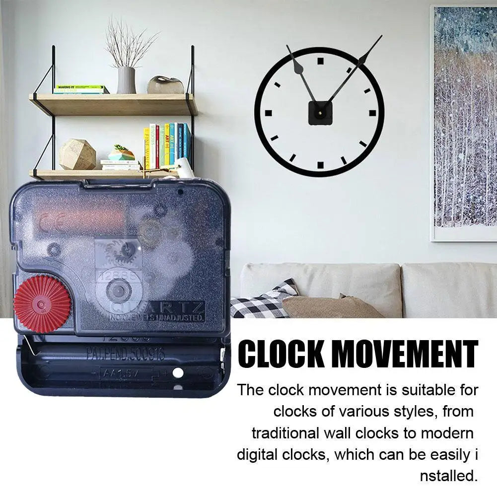 Silent Sun Quartz Clock Movement 12888 DIY Wall Clock Young Town Quartz Clockwork Sweep Seconds Central Movement Quartz Parts
