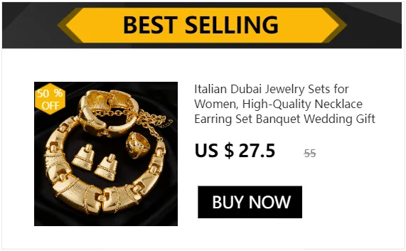 Italian  Gold Color Jewelry Set for Women Small Design Earrings and Necklace 2Pcs Set for Party Daily Wear Girls Gifts Jewelry