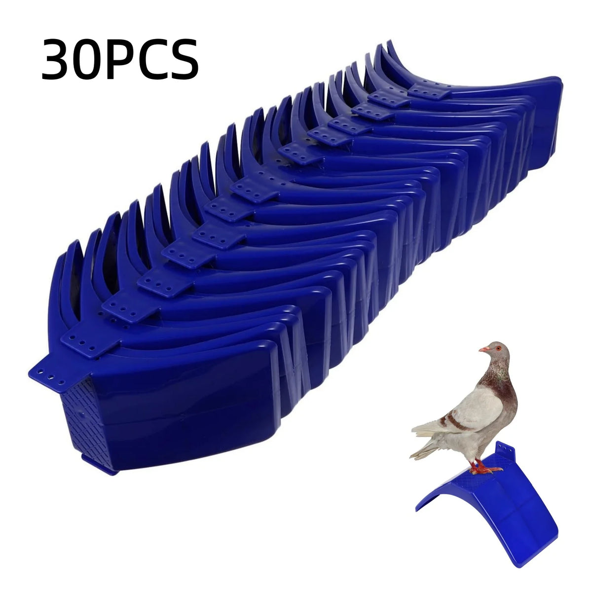30Pcs Dove Rest Stand Lightweight Pigeon Perches Plastic Bird Roost Holder Pigesons Dwelling Frame Birdcage Accessories Supplies